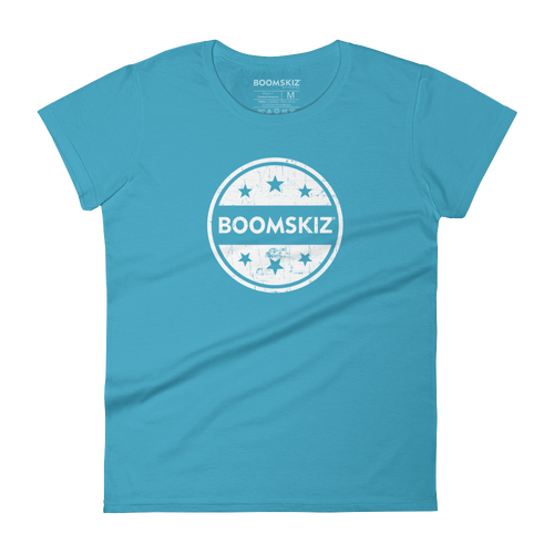 BOOMSKIZ® All-Star Ladies T-Shirt - Caribbean Blue #boomskiz