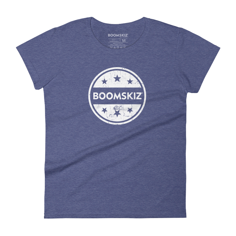 BOOMSKIZ® All-Star Ladies T-Shirt - Heather Blue #boomskiz