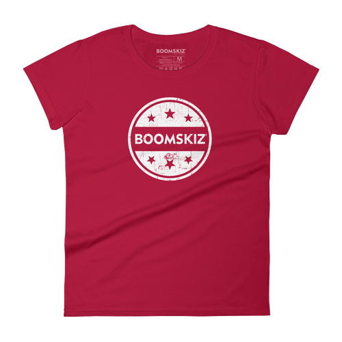 BOOMSKIZ® All-Star Ladies T-Shirt - Red #boomskiz