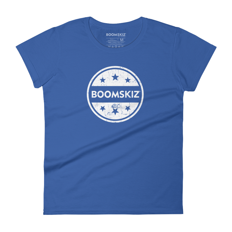 BOOMSKIZ® All-Star Ladies T-Shirt - Royal Blue #boomskiz