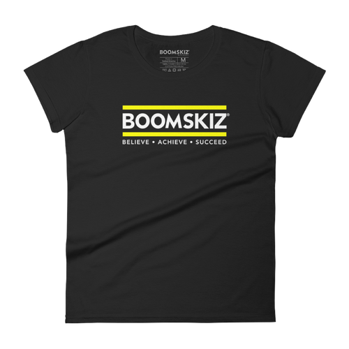 BOOMSKIZ® Foundation Womens T-Shirt - Black #boomskiz