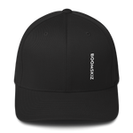 BOOMSKIZ® Sideways Fitted Hat - Black #boomskiz #boomskizhats