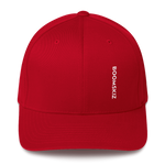BOOMSKIZ® Sideways Fitted Hat - Red #boomskiz #boomskizhats
