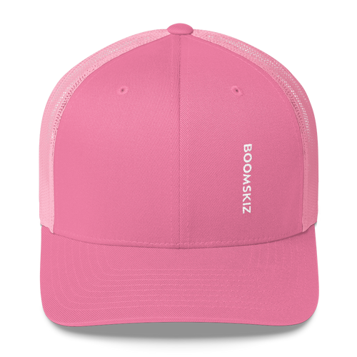 BOOMSKIZ® Sideways Retro Trucker Cap - Pink #boomskiz #boomskizhats