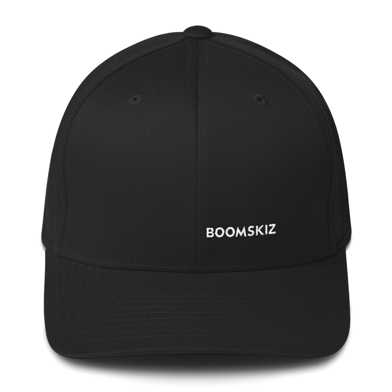 BOOMSKIZ® on the DL Fitted Hat - Black #boomskiz #boomskizhats