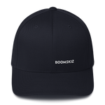 BOOMSKIZ® on the DL Fitted Hat - Dark Navy #boomskiz #boomskizhats
