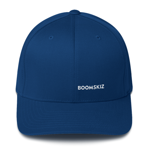 BOOMSKIZ® on the DL Fitted Hat - Royal Blue #boomskiz #boomskizhats