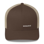 BOOMSKIZ® on the DL Retro Trucker Cap - Brown/ Khaki #boomskiz #boomskizhats