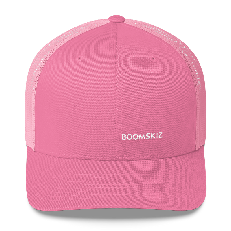 BOOMSKIZ® on the DL Retro Trucker Cap - Pink #boomskiz #boomskizhats