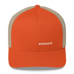 BOOMSKIZ® on the DL Retro Trucker Cap - Rustic Orange/ Khaki #boomskiz #boomskizhats
