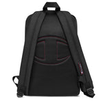 BOOMSKIZ® Script Logo Embroidered Champion Backpack - Heather Black