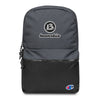 BOOMSKIZ® Script Logo Embroidered Champion Backpack - Heather Black