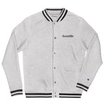 BOOMSKIZ® Script Embroidered Champion Bomber Jacket - Oxford Grey