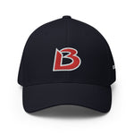 BOOMSKIZ® Signature B Flexfit Fitted Hat - Black