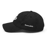 BOOMSKIZ B Distressed Dad Hat - Black
