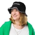 boomski™ Distressed Denim Bucket Hats