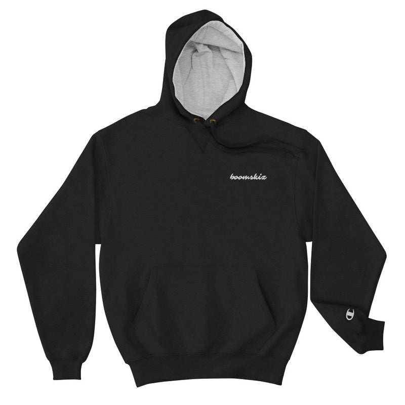 BOOMSKIZ® Script Embroidered Champion Hoodie - Black