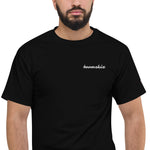 BOOMSKIZ® Script Embroidered Champion T-Shirt - Black