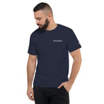 BOOMSKIZ® Script Embroidered Champion T-Shirt - Navy