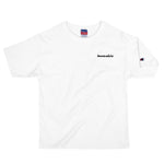BOOMSKIZ® Script Embroidered Champion T-Shirt - White