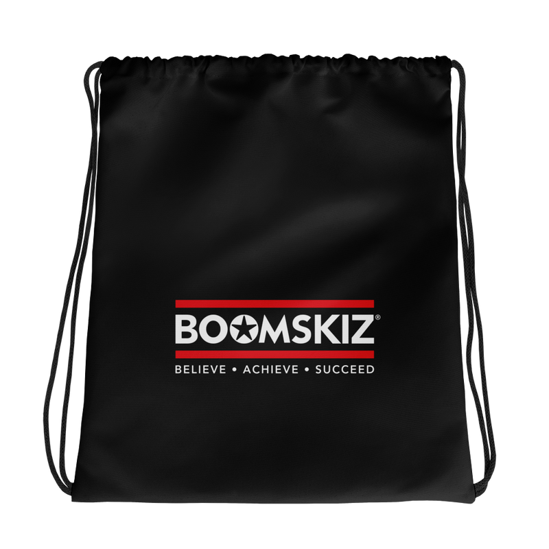 BOOMSKIZ® Foundation Drawstring Bag Black/ Red