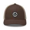 BOOMSKIZ® B Logo Retro Trucker Cap - Brown/ Khaki