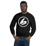 BOOMSKIZ® Oversized Logo Crew Neck Sweatshirt - Black