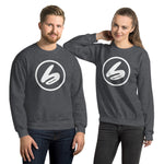 BOOMSKIZ® Oversized Logo Sweatshirt - Dark Grey Heather
