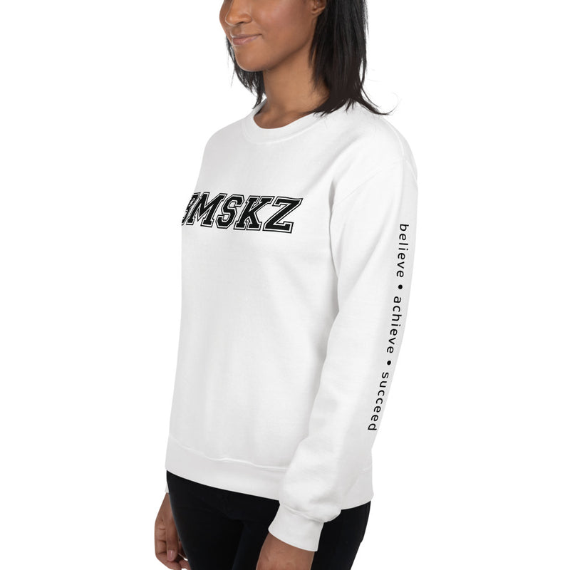 BMSKZ™ Collegiate Sweatshirt - White