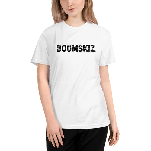 BOOMSKIZ® Scratched Sustainable T-Shirt - White