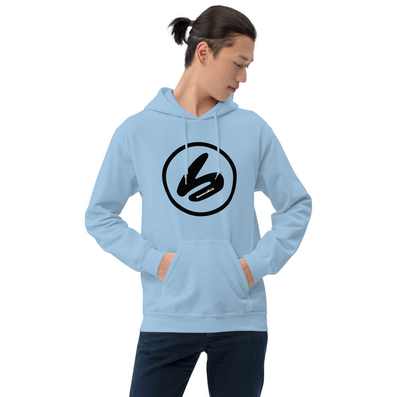 BOOMSKIZ® Oversized Logo Hoodie - Light Blue