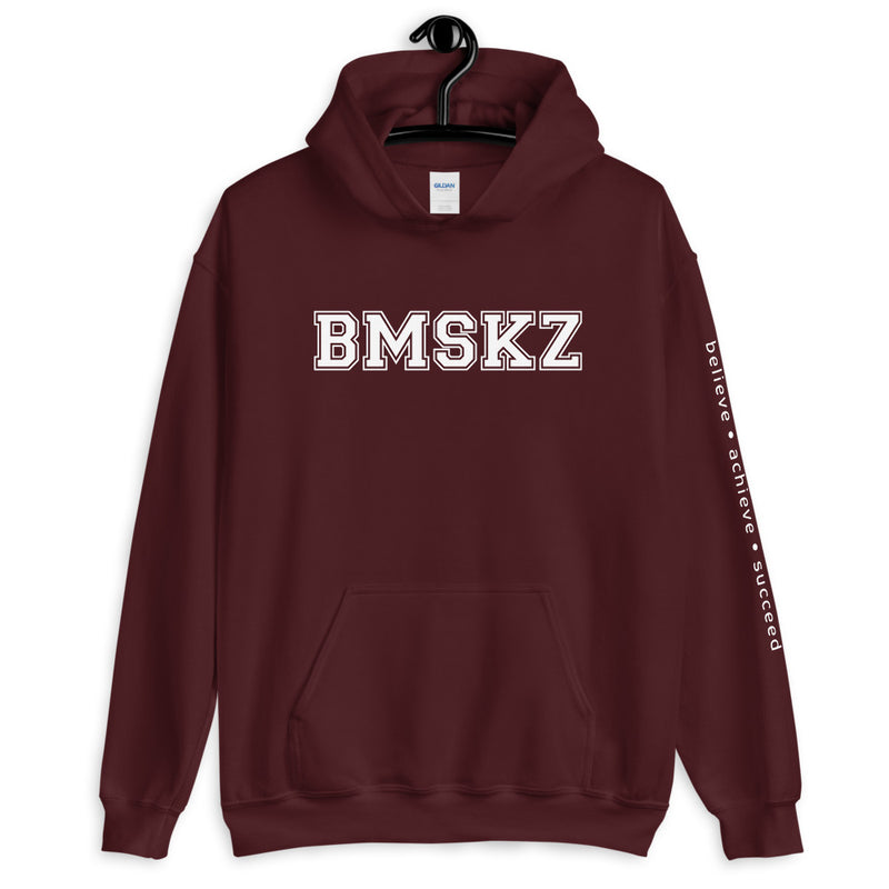 BMSKZ™ Collegiate Unisex Hoodie - Maroon