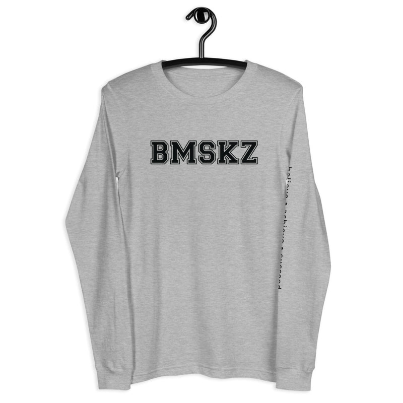 BMSKZ™ Collegiate Long Sleeve T-Shirts - Athletic Heather