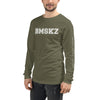 BMSKZ™ Collegiate Long Sleeve T-Shirts - Military Green
