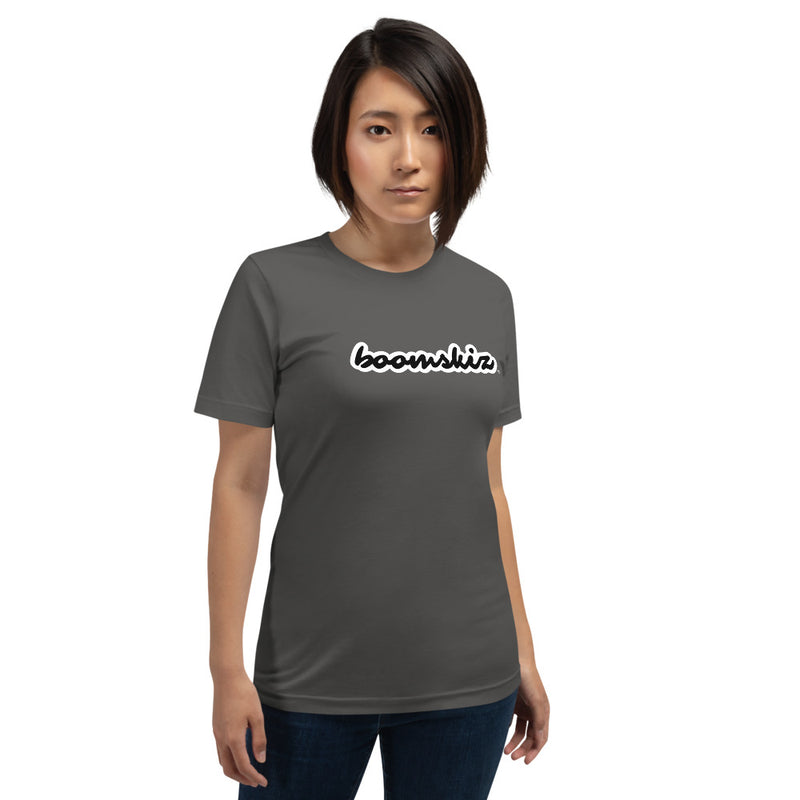 BOOMSKIZ® Large Script T-Shirt - Asphalt