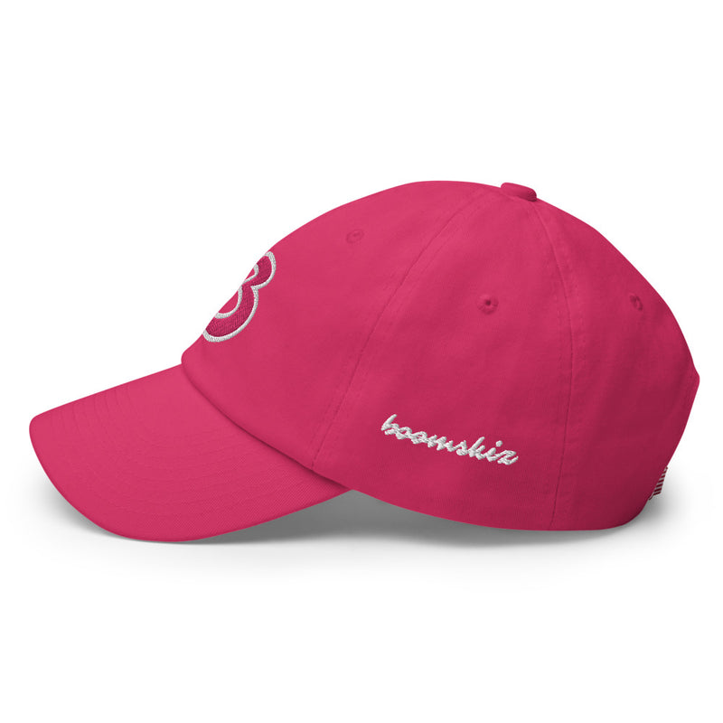 BOOMSKIZ® Signature B Dad Hat - Bright Pink